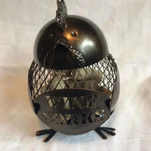 Metal Baby Chicken Wine Corks Included 10 Pieces Corks